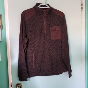 Sundance Maroon Quarter-Zip Pullover